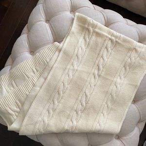 NWT J.Crew cable knit scarf